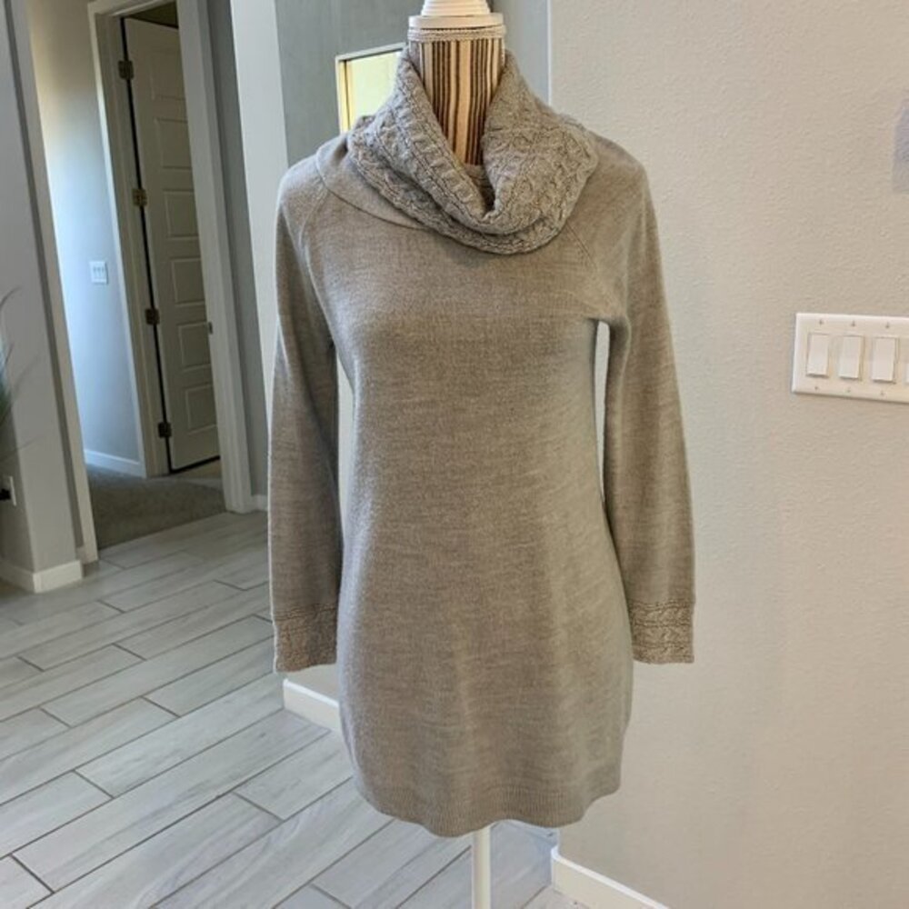 Sparkly Knit Cowl Neck Sweater